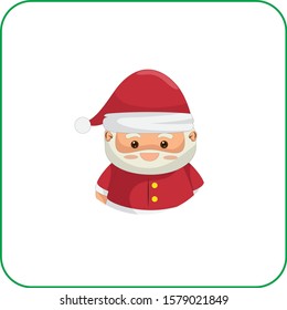 Christmas Santa Claus vector icon
