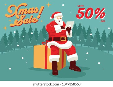 Christmas Santa Claus Vector Illustration
