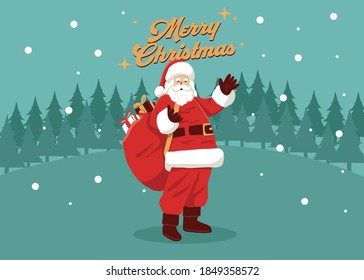 Christmas Santa Claus Vector Illustration