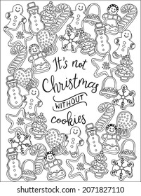 christmas and santa coloring pages 
