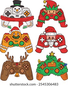 Christmas Santa Deer gaming controllers