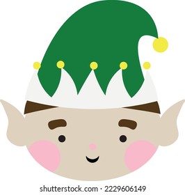 Christmas Santa Elf Present Vector Illustration Christmas Tree