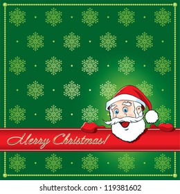 Christmas Santa Greeting card