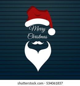 Christmas Santa Hat Background vector Illustration eps 10