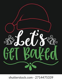 Navidades Sombrero de Santa y Campanas Vamos a obtener el diseño de texto al horno