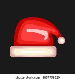 Weihnachtsmütze Vektorhintergrund

