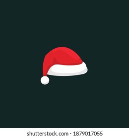 Christmas santa hat icon vector design.