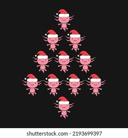 Christmas Santa Hat Illustration