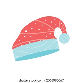 christmas santa hat vector icon