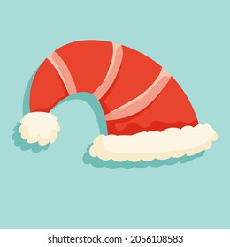 christmas santa hat vector illustration