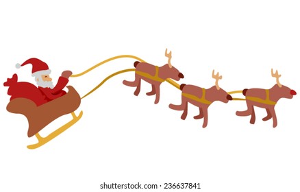 Christmas Santa Sled