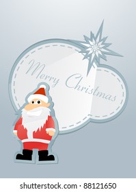 Christmas Santa sticker background