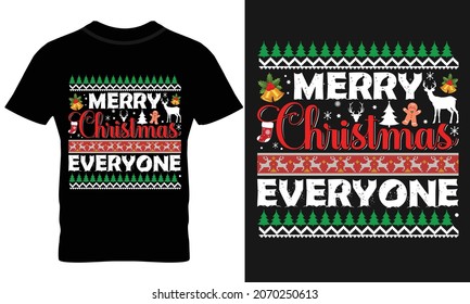 christmas, santa, t shirt design 2021