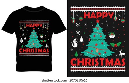 christmas, santa, t shirt design 2021