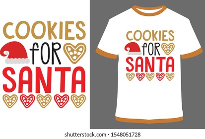 Christmas Santa t-shirts - Vintage Vector graphic typographic design for poster, label, badge, logo, icon & t-shirt