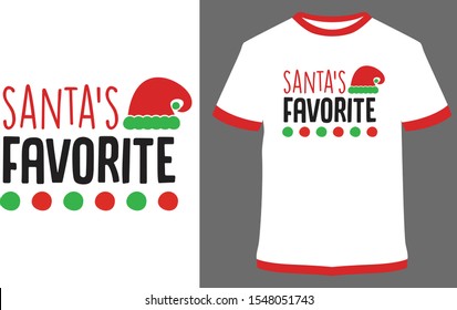 Christmas Santa t-shirts - Vintage Vector graphic typographic design for poster, label, badge, logo, icon & t-shirt