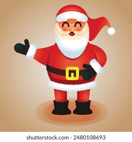 Christmas Santa vector art Design