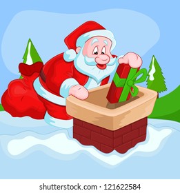 Christmas Santa Vector Illustration