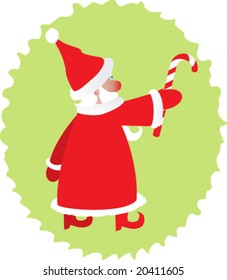 Christmas Santa. Vector illustration
