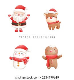 Christmas Santa, Christmas vector illustration