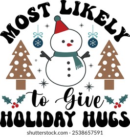 Christmas Santa's favorite Typography Design, Christmas vector design.