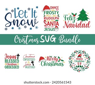 Christmas Saying, Christmas T-shirt Bundle, Funny Christmas Quotes, Merry Christmas Bundle, Holiday Saying, New Year Quotes, Winter Quotes, Cut File for Cricut svg