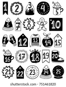 Christmas Scandinavian Advent calendar 