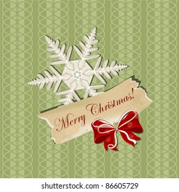 Christmas scrapbook card