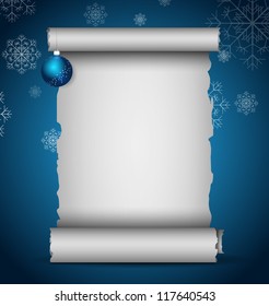 Christmas scroll