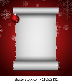 Christmas scroll