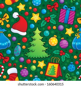 Christmas seamless background 2 - eps10 vector illustration.
