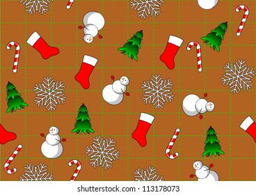 Christmas seamless background
