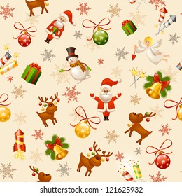 Christmas seamless background