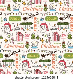 Christmas seamless background