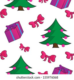 Christmas seamless background 