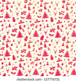 Christmas seamless background