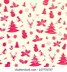 Christmas seamless background