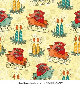 Christmas seamless background