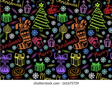 Christmas seamless background