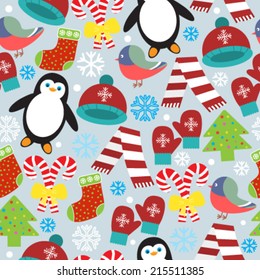 Christmas seamless background