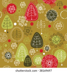 christmas seamless background