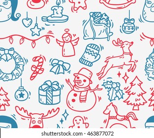 Christmas seamless background