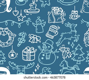 Christmas seamless background