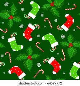 Christmas seamless background