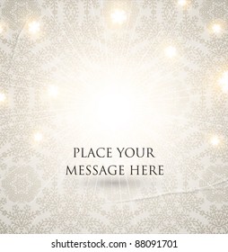 Christmas seamless background, old paper texture