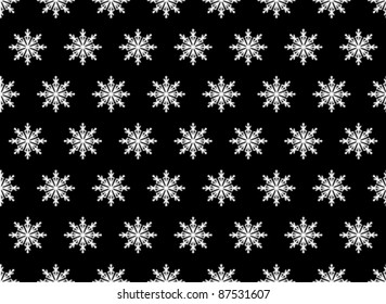 Christmas seamless background with snowflake, element for design, vector illustration