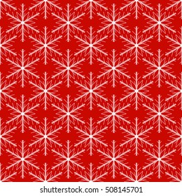 Christmas seamless background with snowflakes