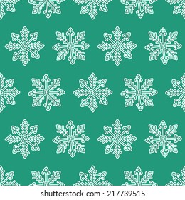 Christmas seamless background with snowflakes. Vector illustration. Eps10