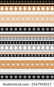Christmas seamless background, wrapping paper