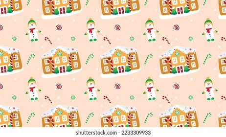 Patrón de Navidad sin fisuras dibujado a mano. Sobre un fondo transparente